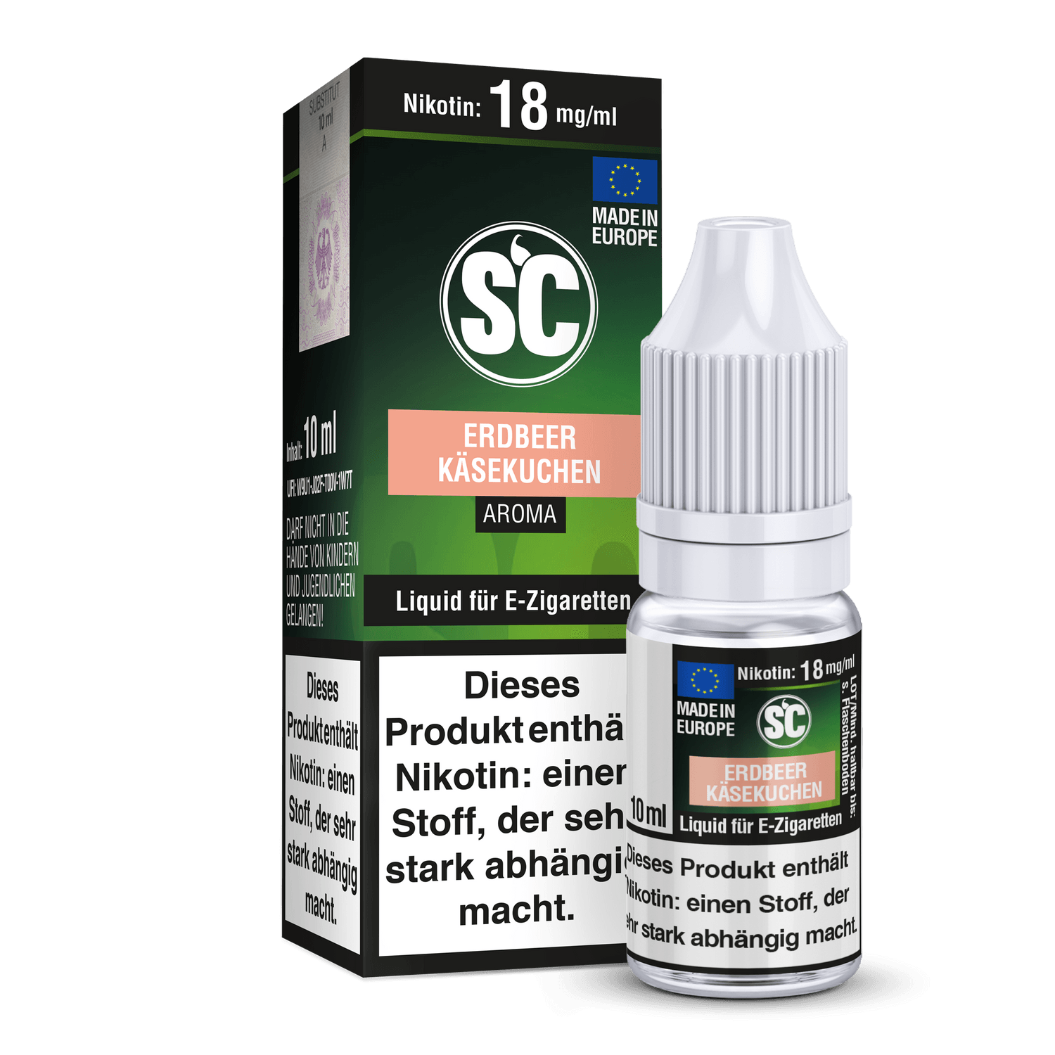 SC - Erdbeer Käsekuchen - E-Zigaretten Liquid - time4vape