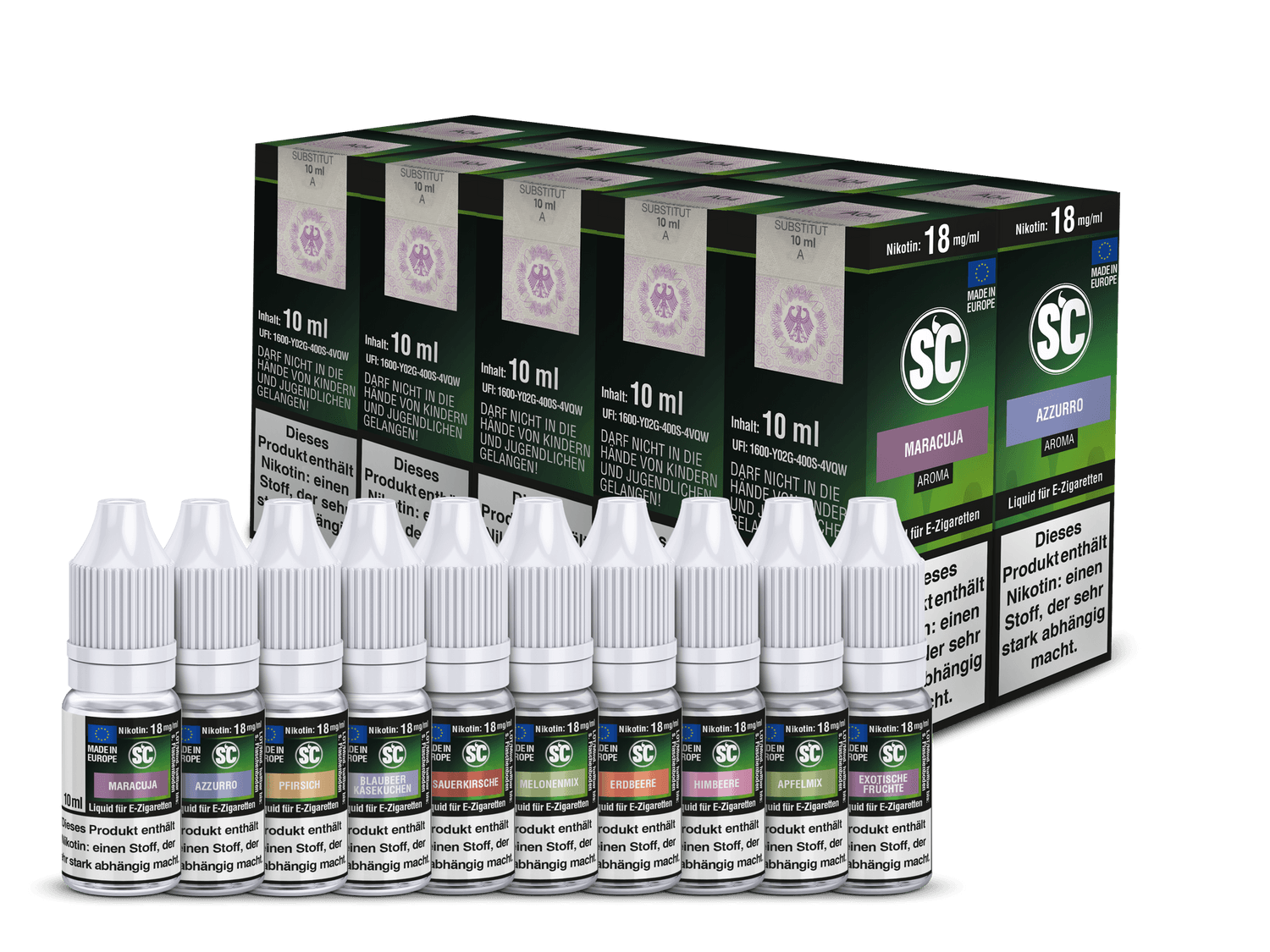 SC - Fruit Probierbox - E-Zigaretten Liquid - time4vape