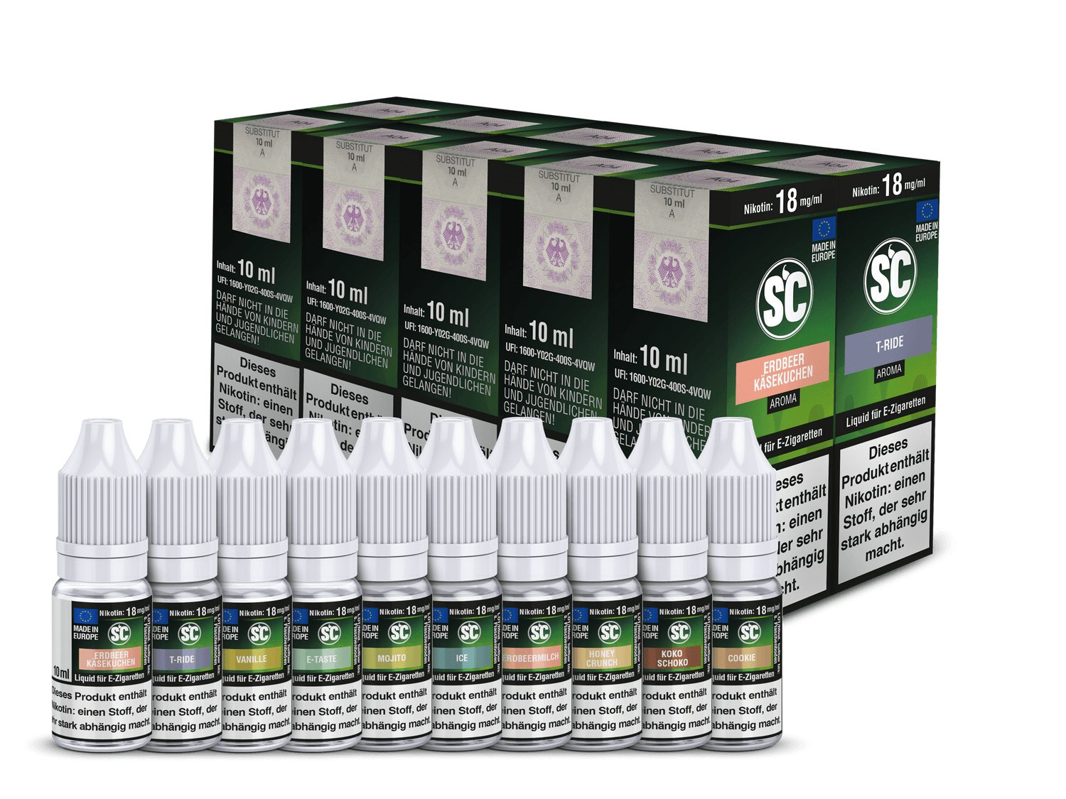 SC - Gourmet Probierbox - E-Zigaretten Liquid - time4vape