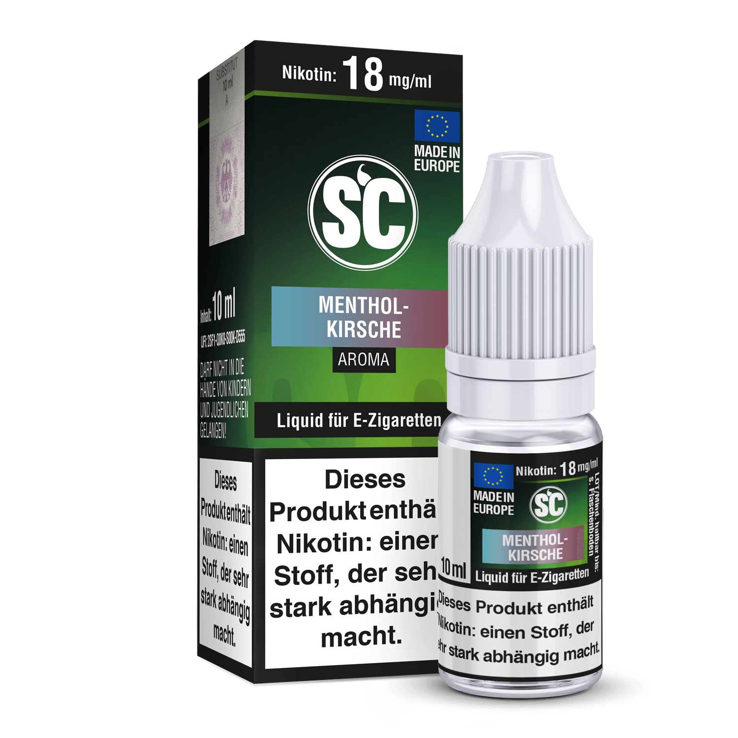 SC - Menthol-Kirsche - E-Zigaretten Liquid - time4vape