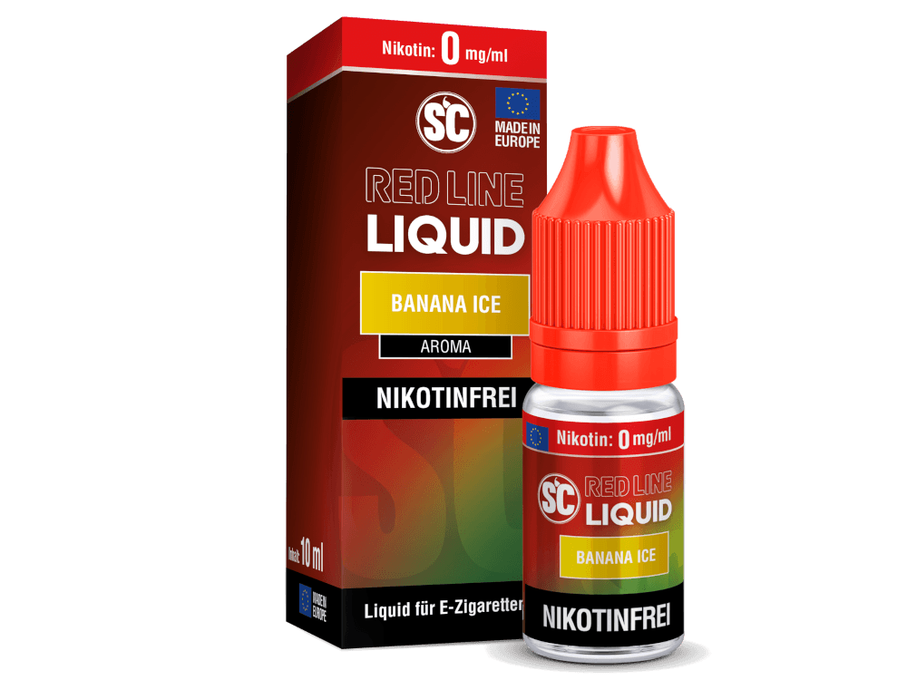 SC - Red Line - Banana Ice - Nikotinsalz Liquid (10 ml) - time4vape
