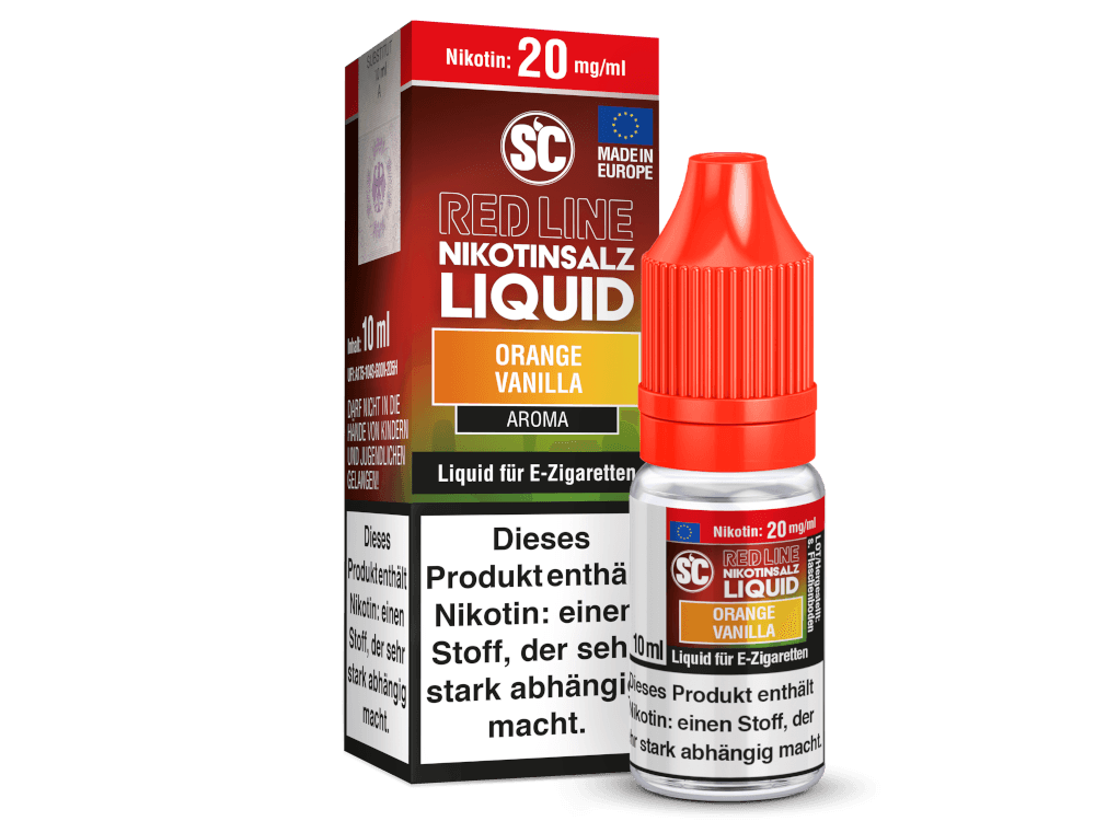 SC - Red Line - Orange Vanilla - Nikotinsalz Liquid - time4vape