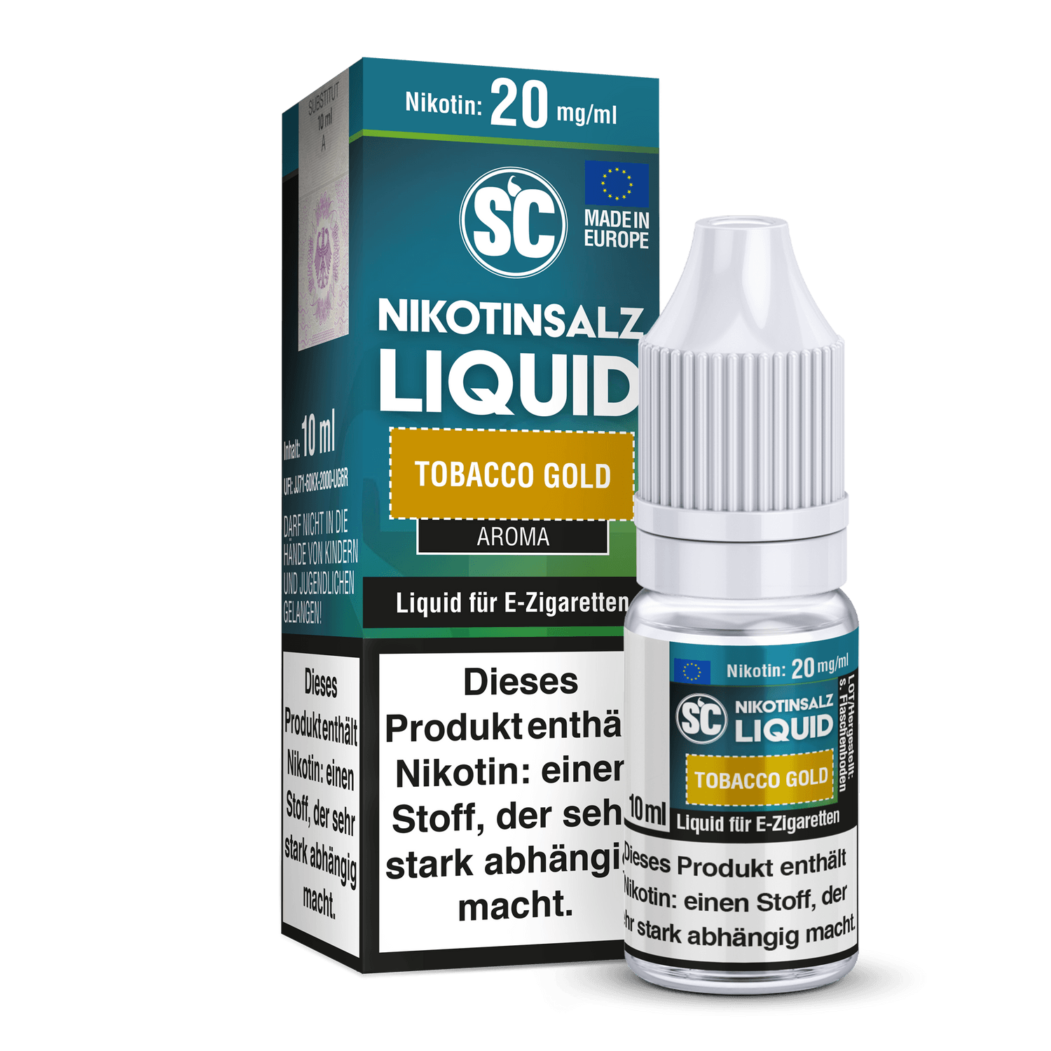 SC - Tobacco Gold - Nikotinsalz Liquid - time4vape