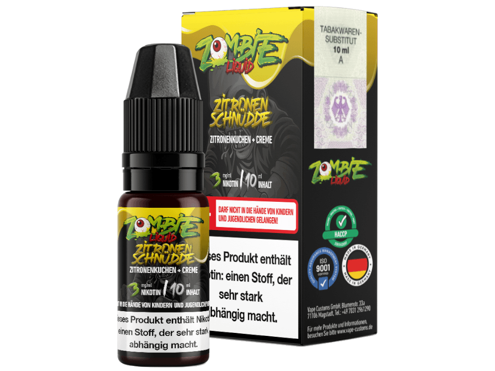 Zombie - E-Zigaretten Liquid - Zitronenschnüdde - time4vape