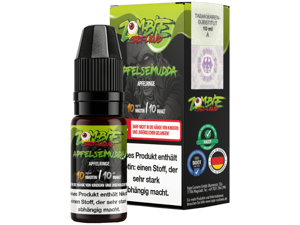 Zombie - Nikotinsalz Liquid - ApfelseiMudda - time4vape