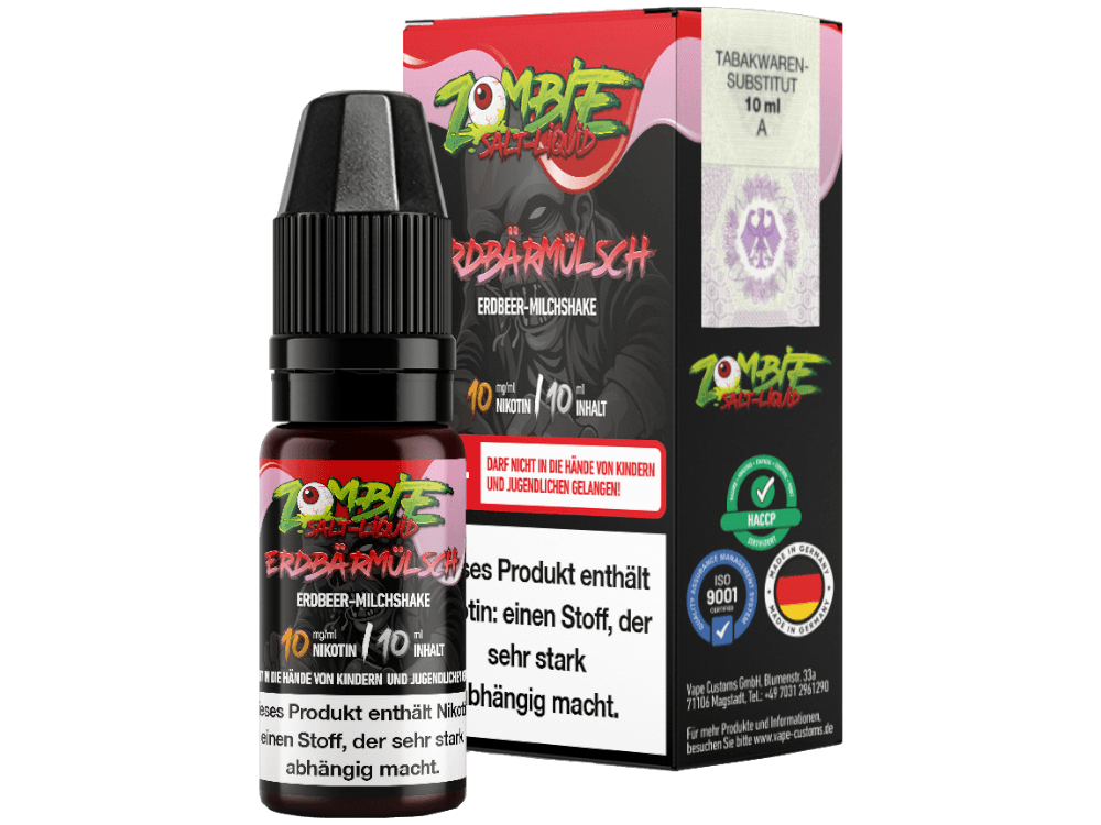 Zombie - Nikotinsalz Liquid - Erdbärmülsch - time4vape