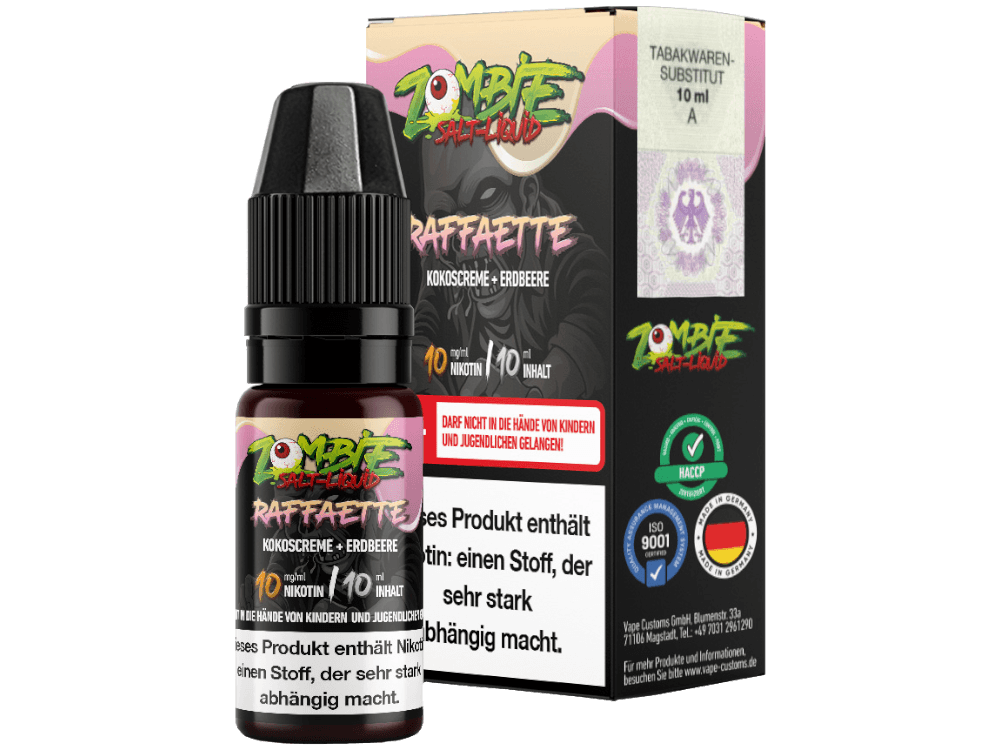 Zombie - Nikotinsalz Liquid - Raffaette - time4vape