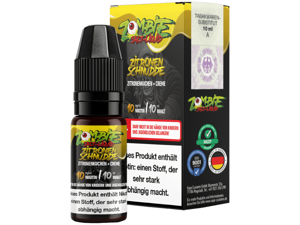 Zombie - Nikotinsalz Liquid - Zitronenschnüdde - time4vape