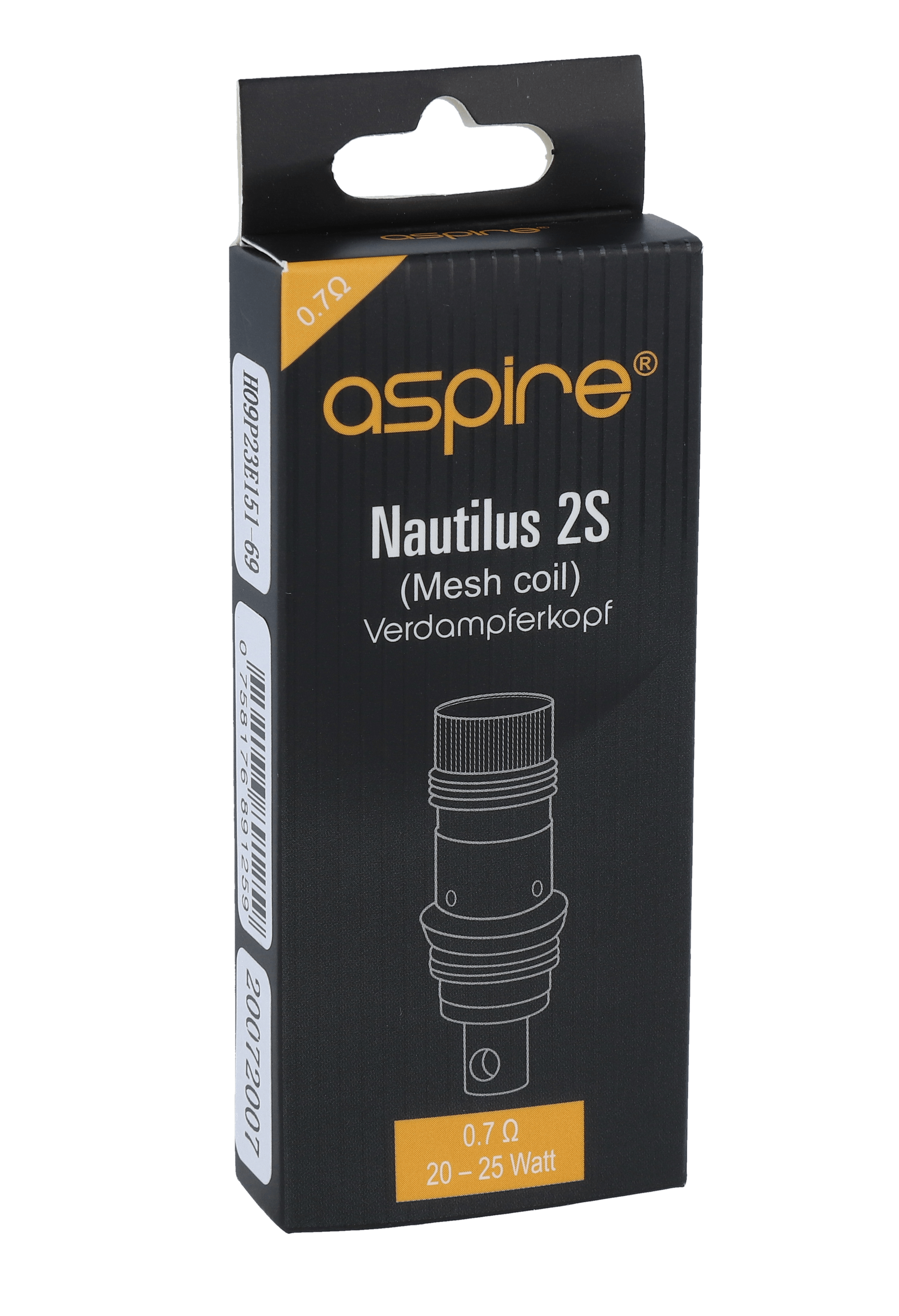 Aspire - Nautilus 2S Mesh Heads - 0.70 Ohm (5 Stück pro Packung) - time4vape